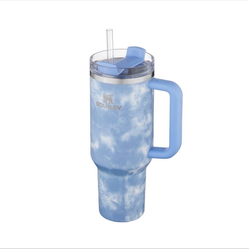 Target Exclusive Stanley 40oz Quencher Ocean Tie Dye H2.0 Tumbler - Picture 13 of 16